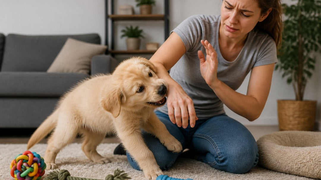 Calm an Overstimulated Biting Puppy: Step-by-Step Guide
