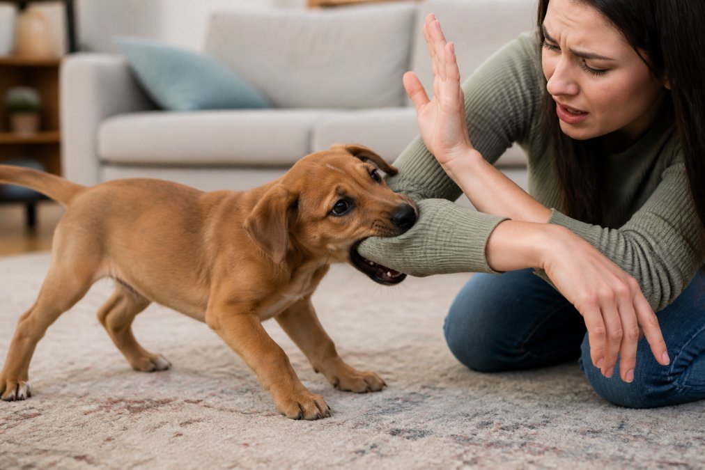 How to Handle Puppy Biting When Overexcited