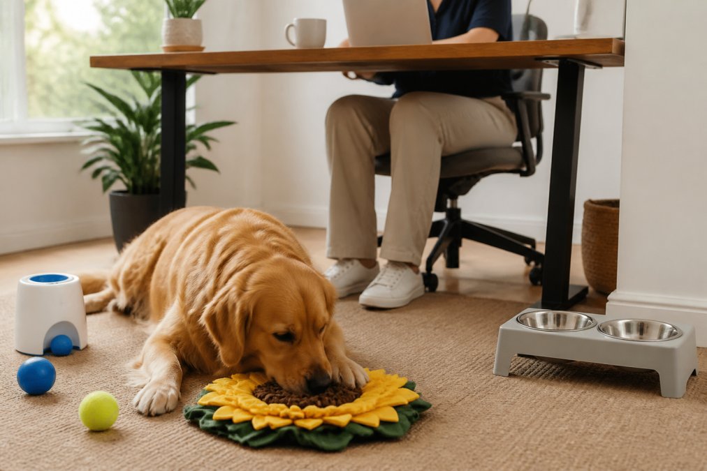 How to Keep Dogs Entertained While at Work