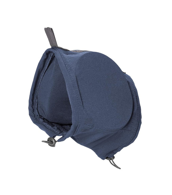 Blue Calming Ear Wrap for Dogs a white background