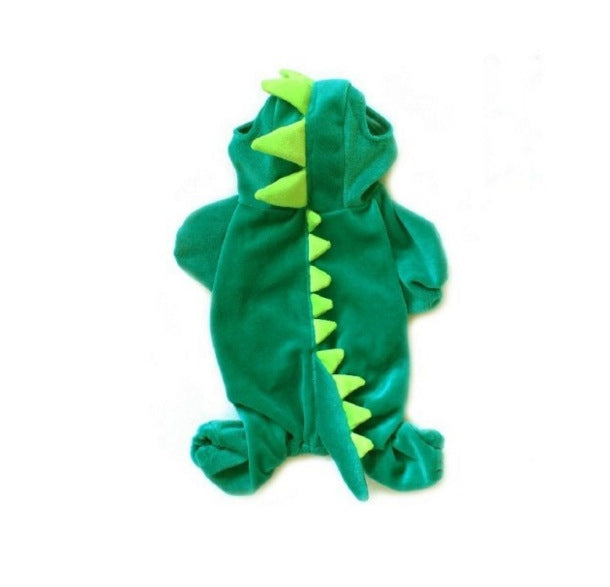 Dinosaur Halloween Pet Costume for Small & Medium Dogs on a white background