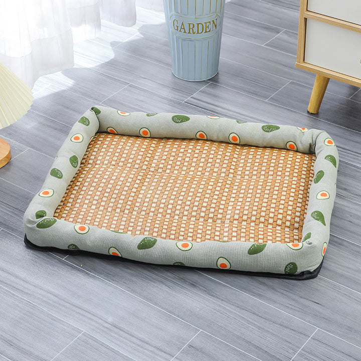 Pet Summer Cooling Pad with Avocado print