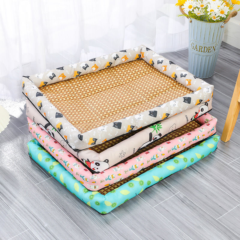 Four Pet Summer Cooling Pad in different prints