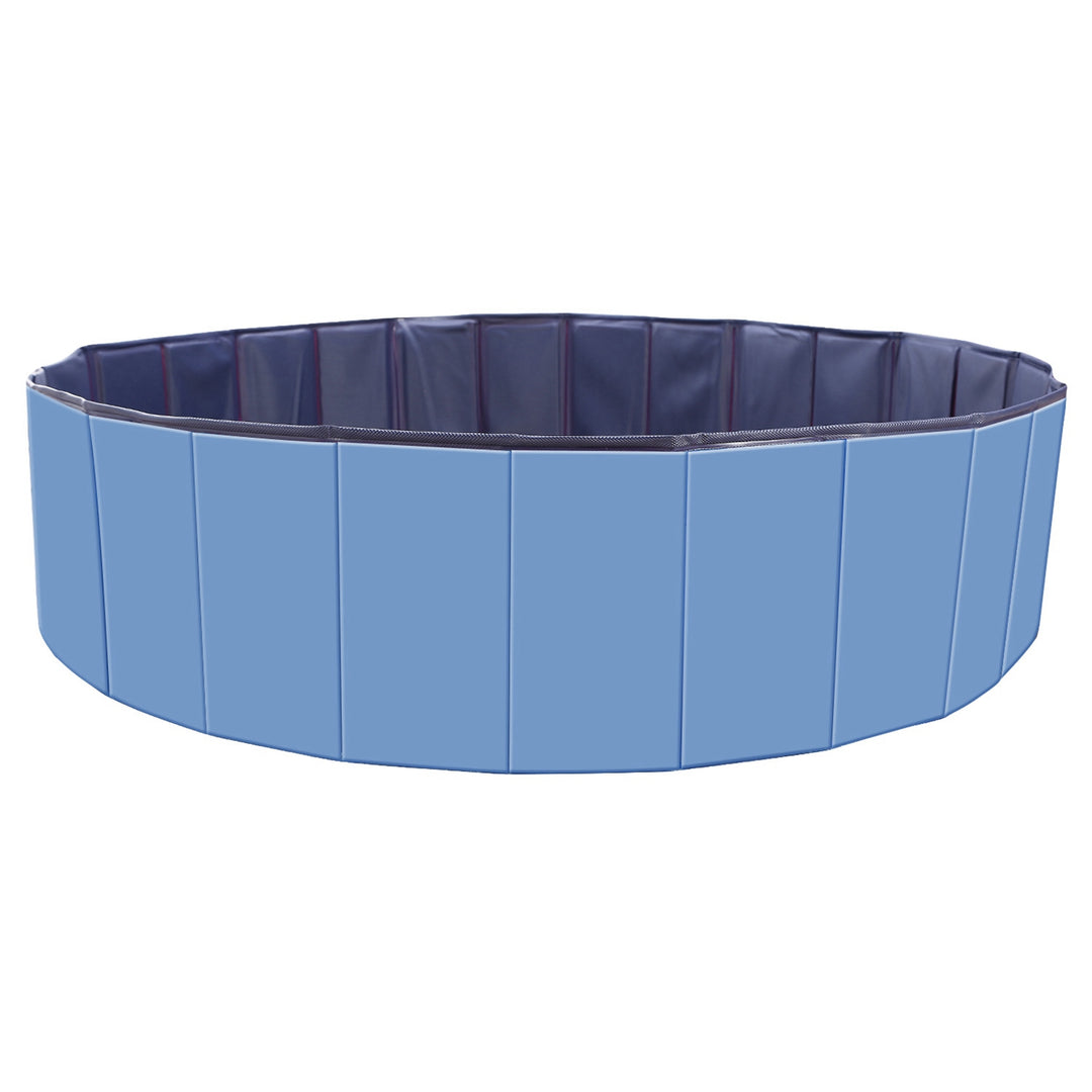 Foldable Dog Swimming Pool – Large PVC Pet Bath Tub