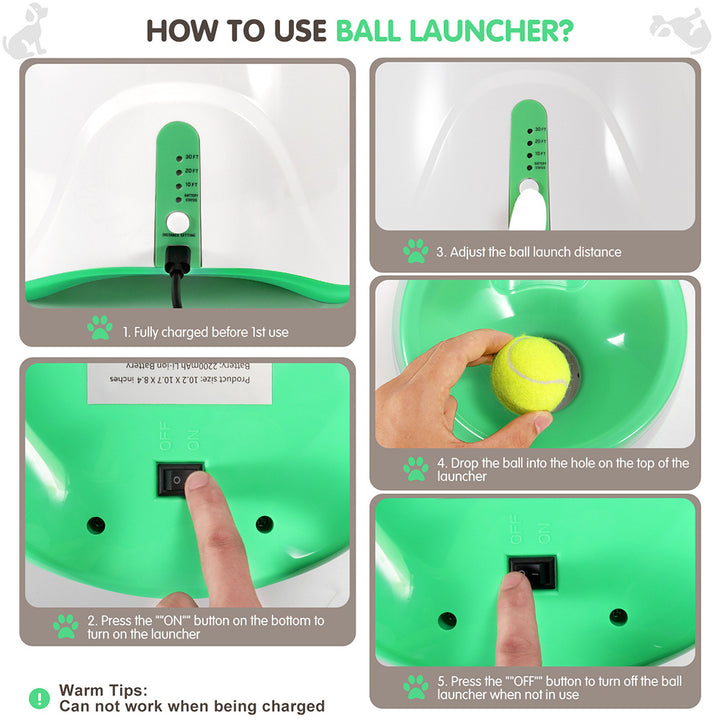 Automatic Ball Throwing Machine for Dogs